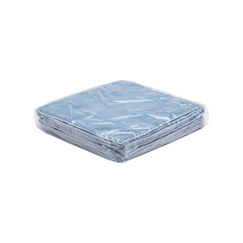 Kimtech® Mikrofaser-Poliertücher 7635 – 1 Box mit je 25 großen, blauen Tüchern - 7635
