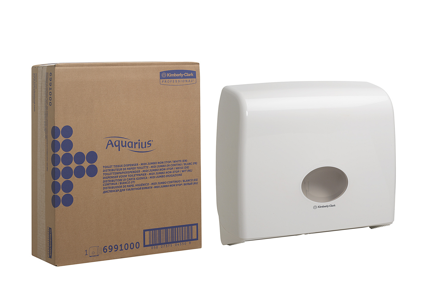Aquarius™ Jumbo Nonstop-Spender für Toilettenpapier 6991 – Weiß - 6991