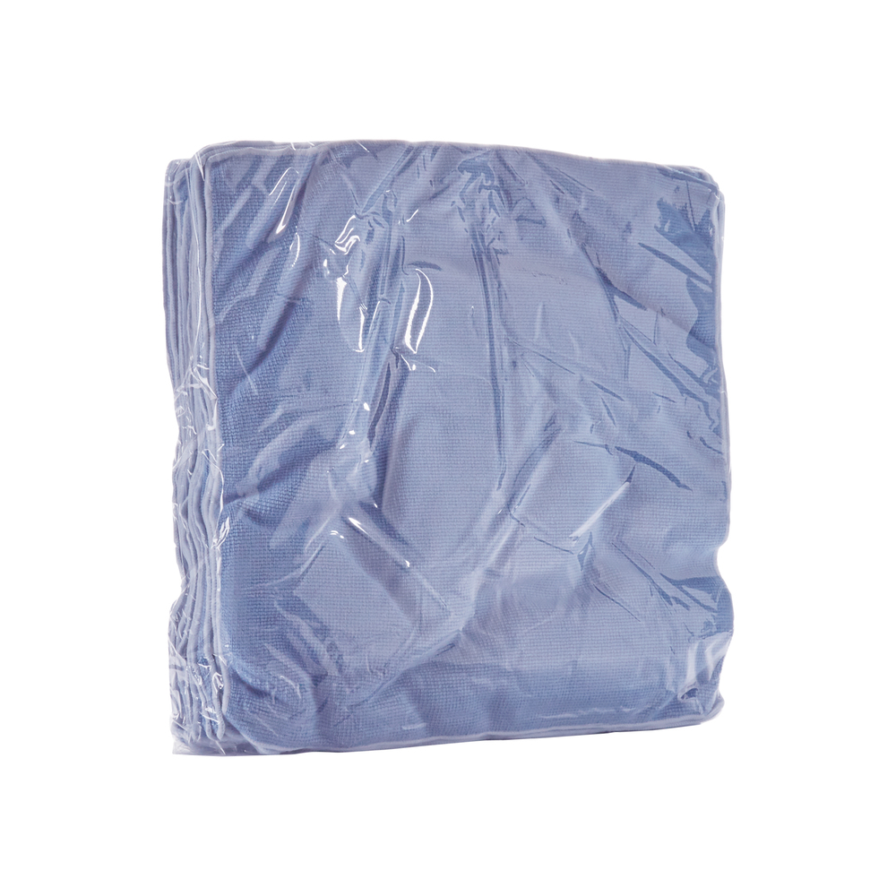 Kimtech® Mikrofaser-Poliertücher 7635 – 1 Box mit je 25 großen, blauen Tüchern - 7635