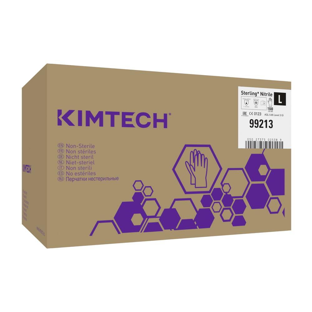 Kimtech™ Sterling™ Nitrile beidseitig tragbare Handschuhe 99213 – Grau, L, 10x150 (1.500 Handschuhe) - 99213