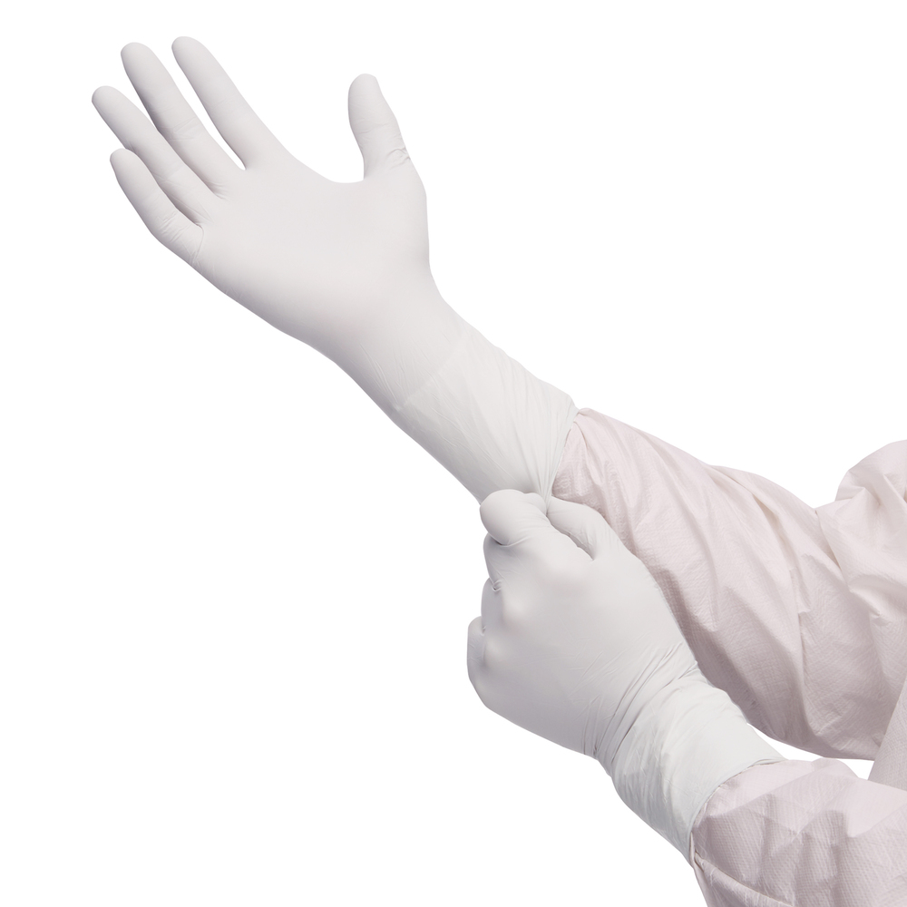 Kimtech™ G3 Sterile White handspezifische Nitrilhandschuhe HC61190 – Weiß, 9, 10x20 Paar (400 Handschuhe), Länge: 30,5 cm - HC61190