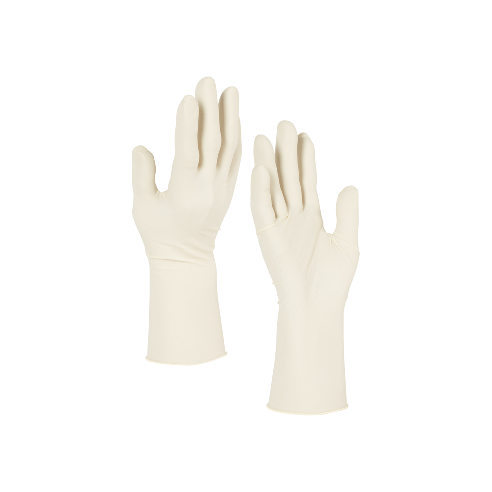 Kimtech™ PFE Latex beidseitig tragbare Handschuhe E110 – Natur, XS, 10x100 (1.000 Handschuhe) - E110