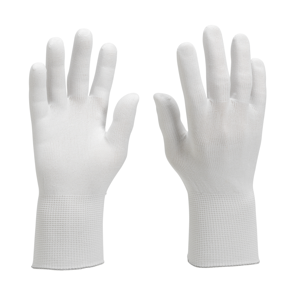 KleenGuard® G35 Beidseitig tragbare Nylonhandschuhe 38716 – Weiß, XS, 10x24 (240 Handschuhe) - 38716
