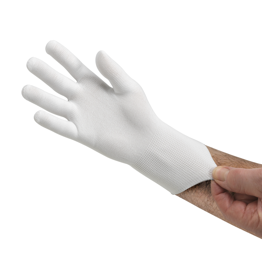 KleenGuard® G35 Beidseitig tragbare Nylonhandschuhe 38717 – Weiß, S, 10x24 (240 Handschuhe) - 38717