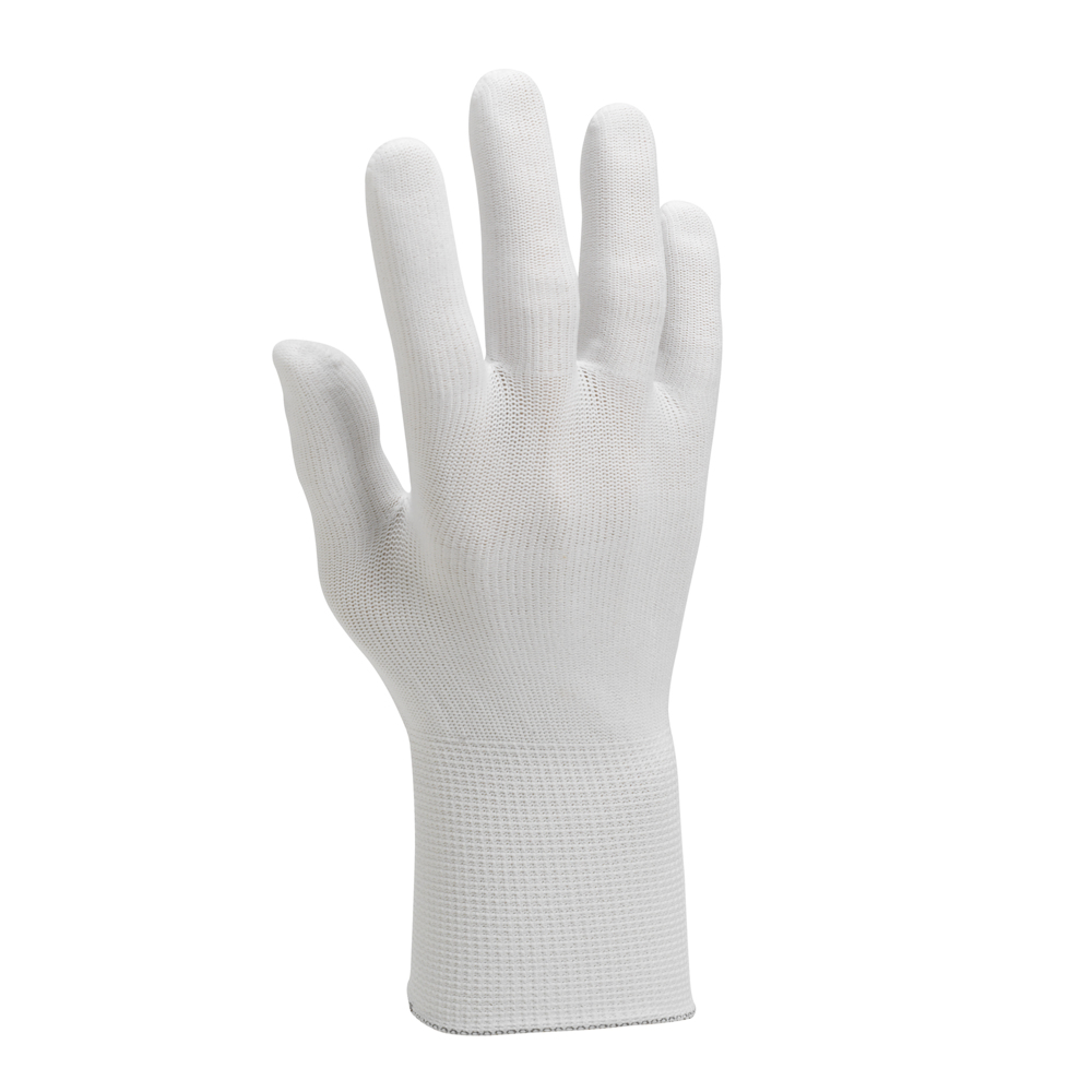 KleenGuard® G35 Beidseitig tragbare Nylonhandschuhe 38718 – Weiß, M, 10x24 (240 Handschuhe) - 38718