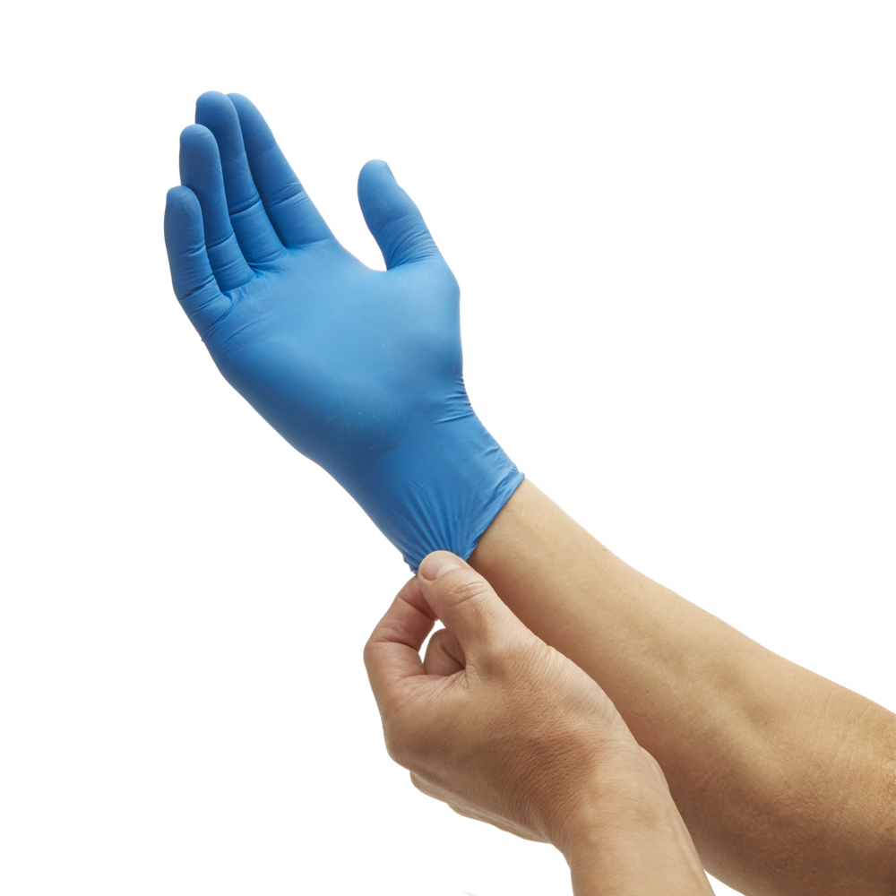 KleenGuard® G10 Beidseitig tragbare Nitrilhandschuhe 90098 – Blau, L, 10x200 (2.000 Handschuhe) - 90098