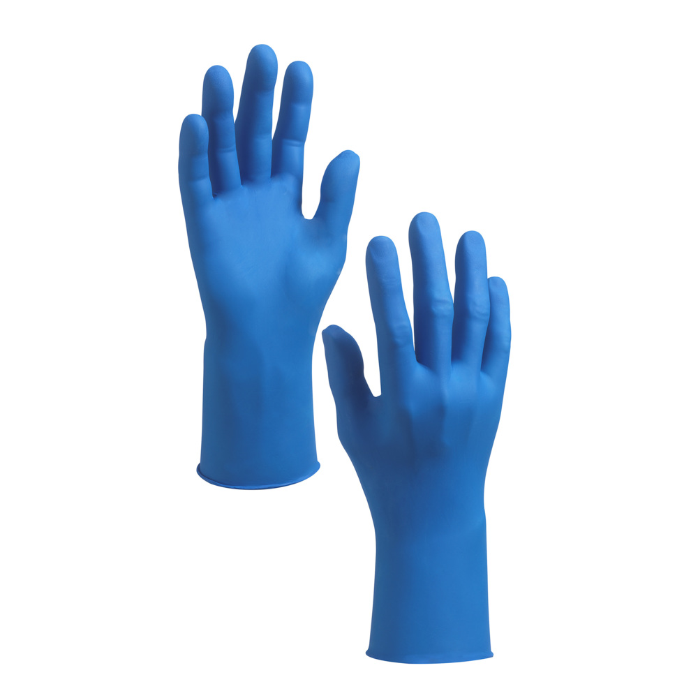 KleenGuard® G29 Beidseitig tragbare Lösungsmittel-Handschuhe 49822 – Blau, XS, 10x50 (500 Handschuhe) - 49822