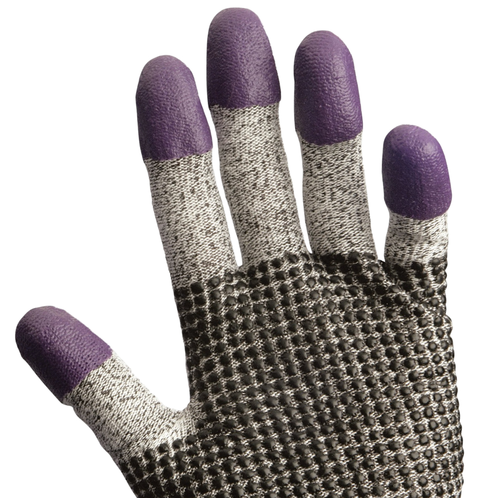 KleenGuard® G60 Endurapro™ Dual Grip™ violette Nitrilhandschuhe 97430 Grau und Violett, 7, 1x12 (12 Handschuhe) - 97430