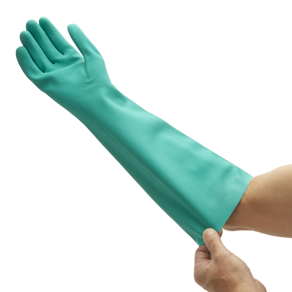 KleenGuard® G80 Chemikalienbeständiger handspezifischer Schutzhandschuh 25623 – Grün, 9, 1x12 Paare (24 Handschuhe) - 25623