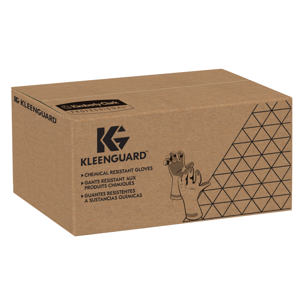 KleenGuard® G80 Chemikalienbeständige handspezifische Handschuhe 94445 – Grün, 7, 5x12 Paare (120 Handschuhe) - 94445