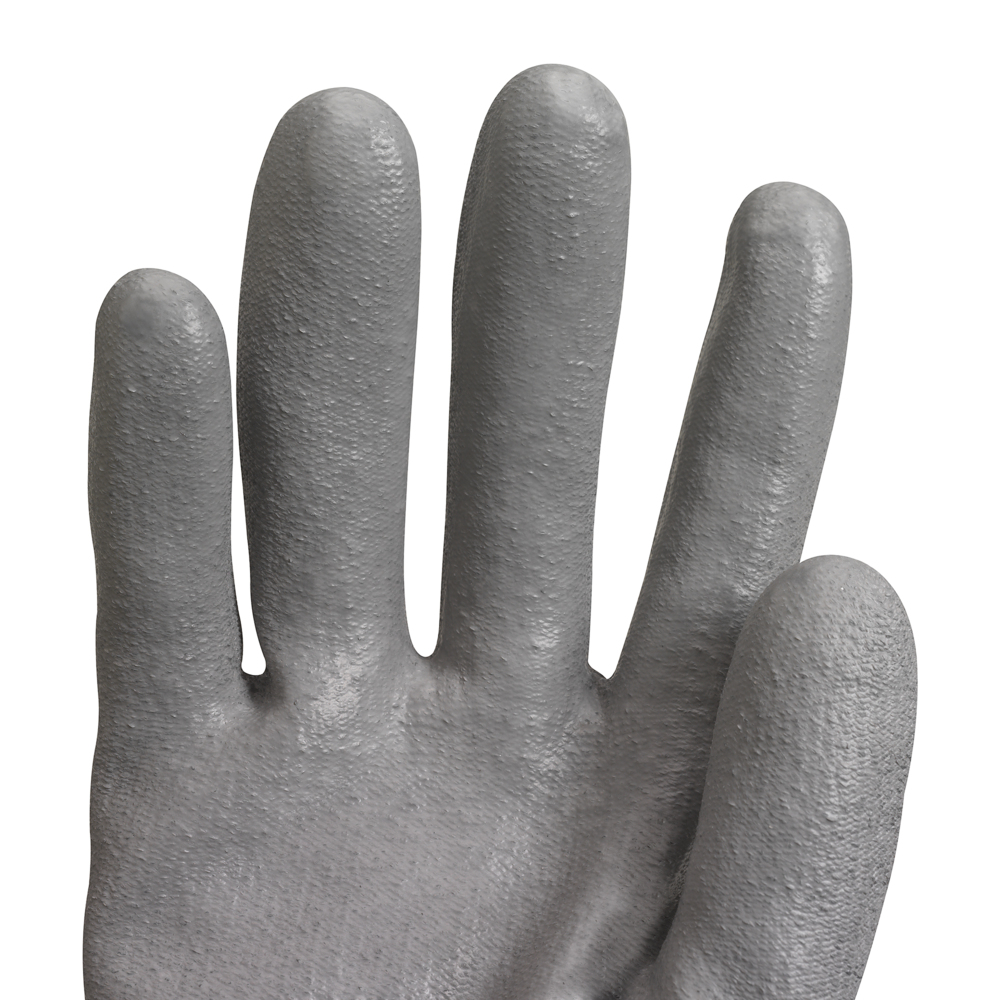 KleenGuard® G60 Endurapro™ polyurethanbeschichtete Handschuhe für mittelschwere Arbeiten 13823 – Grau, 7, 1x12 Paare (24 Handschuhe) - 13823