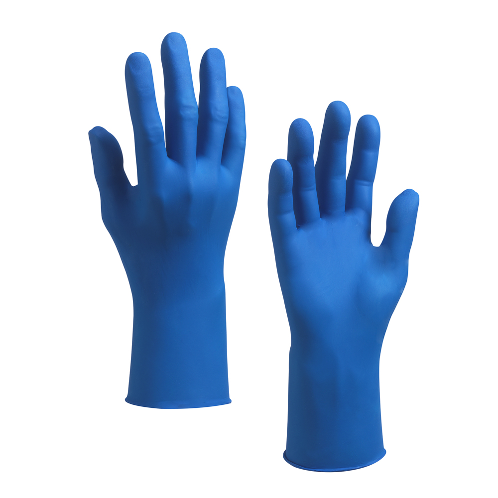 KleenGuard® G10 Beidseitig tragbare Nitrilhandschuhe 90097 – Blau, M, 10x200 (2.000 Handschuhe) - 90097