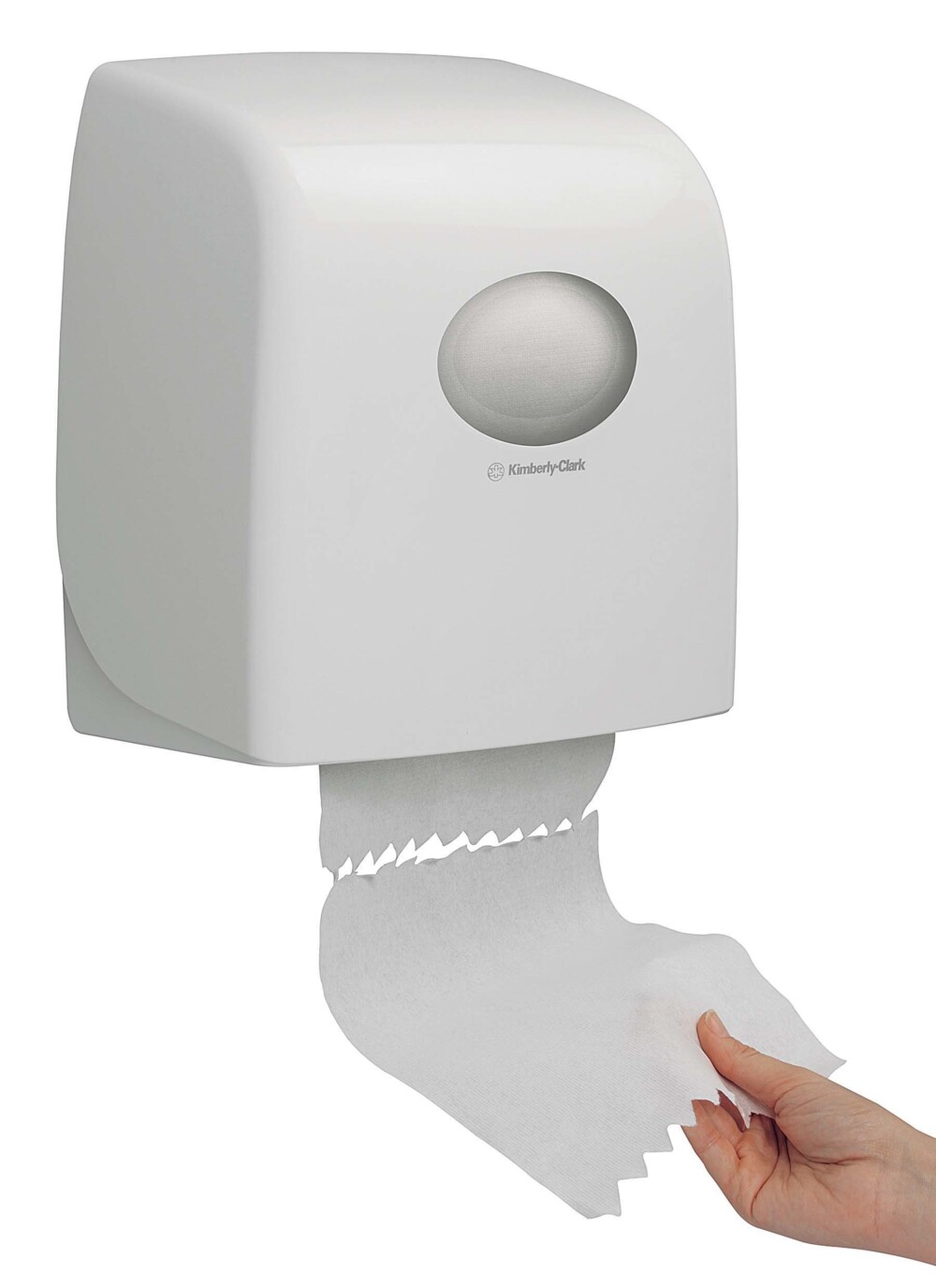 Aquarius™ Slimroll™ Handtuchspender 6953 – Weiß, 1 x weißer Handtuchrollen-Spender - 6953