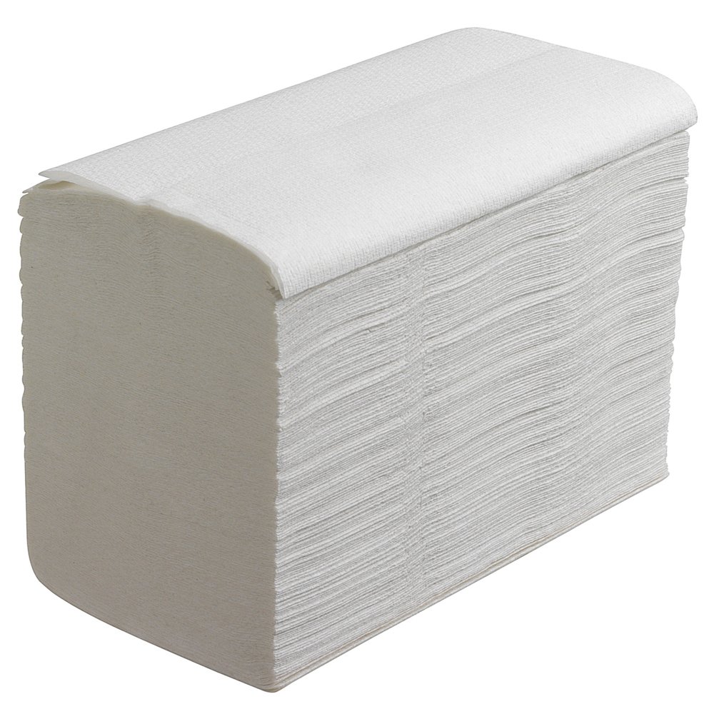 Scott® Essential™ Interfold Papierhandtücher 6617 - Falthandtücher für Papierhandtuchspender - 15 x 340 Papiertücher 1-lagig - 6617