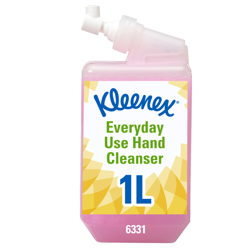 Kleenex® Seife 6331 - Handreiniger für die tägliche Verwendung, rosa, 6 x 1 L - 6331