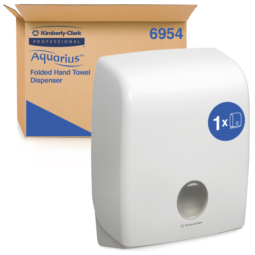 Aquarius™ Spender für Handtücher mit C-Faltung 6954 - Weiß - 6954