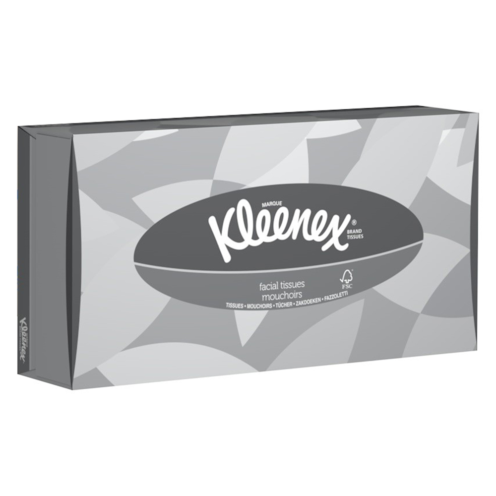 Kleenex® Kosmetiktücher 8835 - Kleenes Box - 21 x 100 (2.100 Papiertaschentücher) - weiß, 2-lagig - 8835