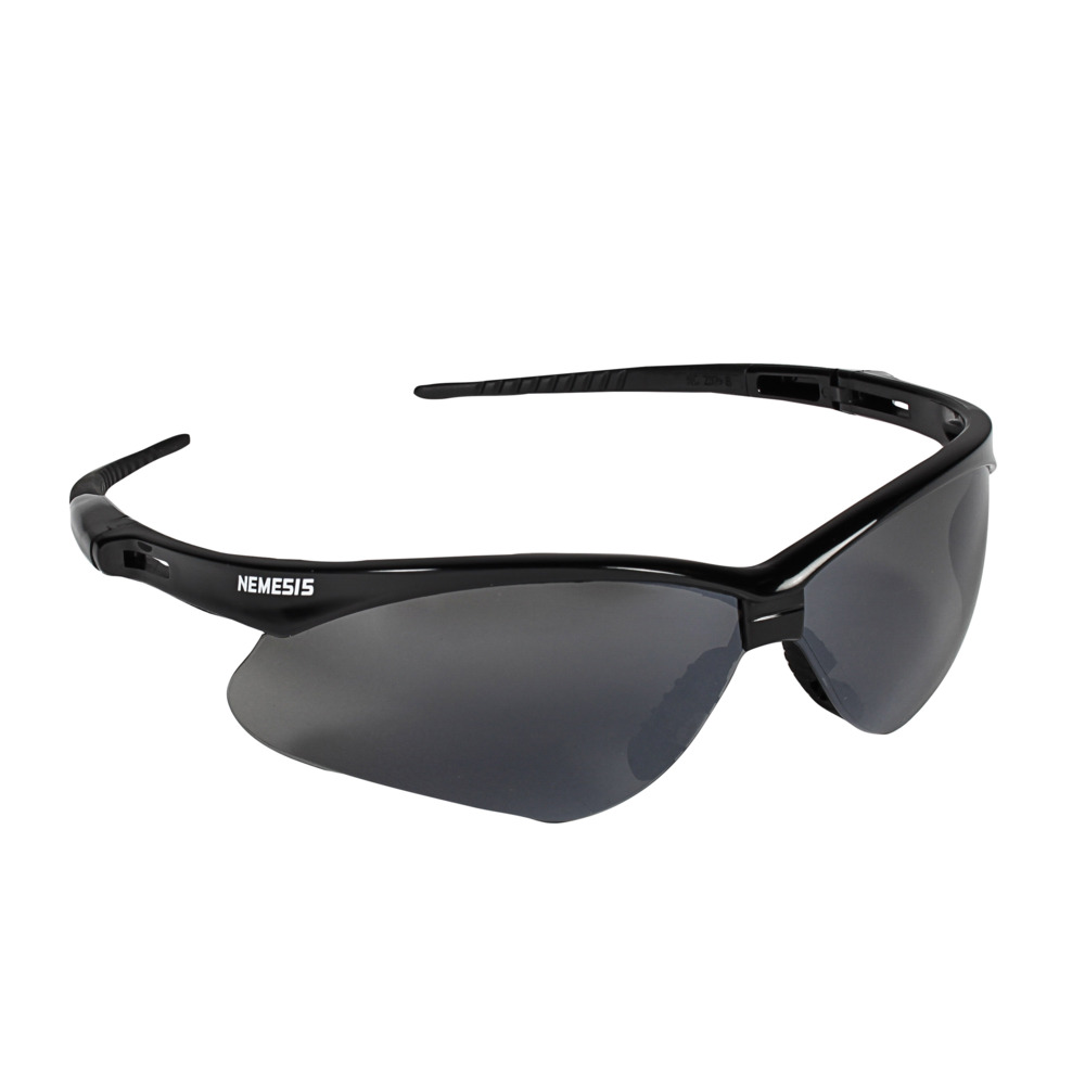 KleenGuard® V30 Nemesis Schutzbrillen mit grauen, verspiegelten Sichtscheiben, 25688 – 12 Universalbrillen pro Packung - 25688