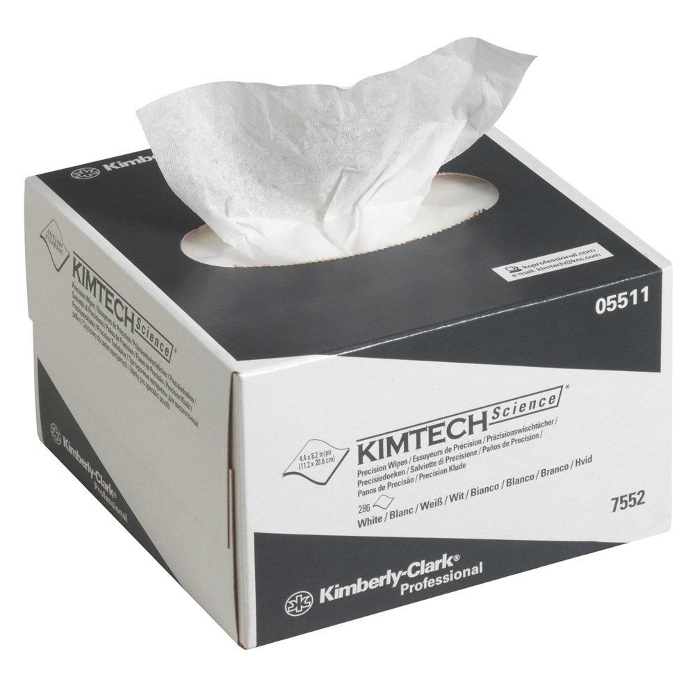 Kimtech® Science Präzisionswischtücher 30 Spenderboxen mit je 286 weißen, kleinen, 1-lagigen Wischtüchern = 8. 580 Tücher - 7552
