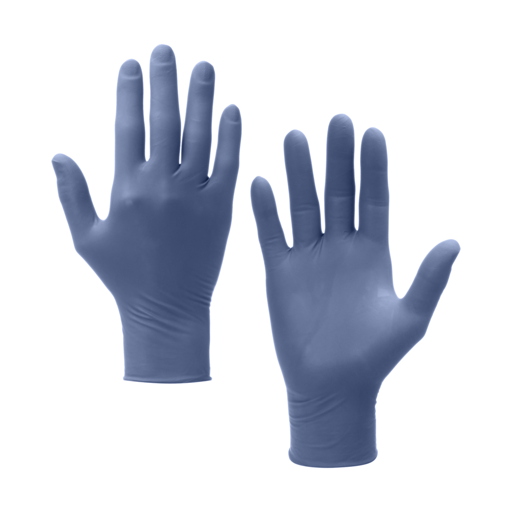 Kimtech™ Opal™ beidseitig tragbare Nitrilhandschuhe 62883 – dunkelblau, L, 10x200 (2.000 Handschuhe), Länge: 24 cm - 62883