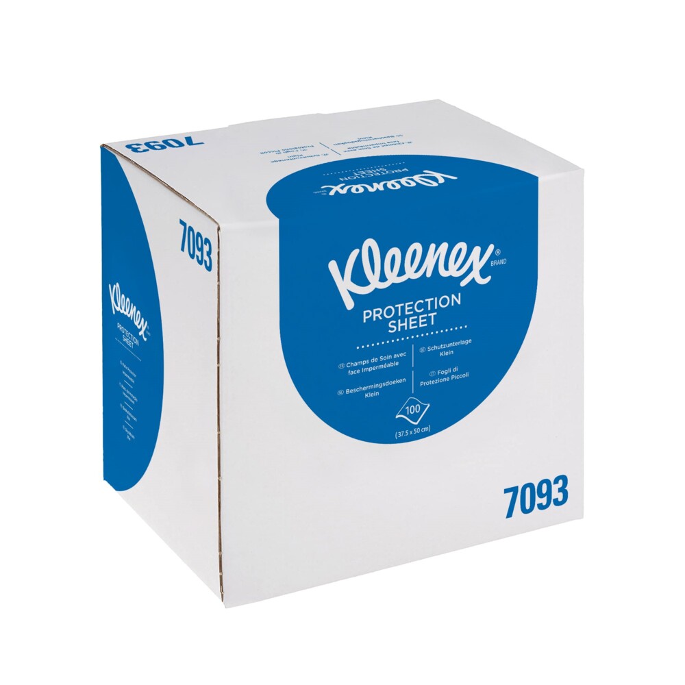 Kleenex® Schutztücher 7093 – 100 grüne Schutztücher pro Beutel (die Packung enthält 4 Beutel) - 7093