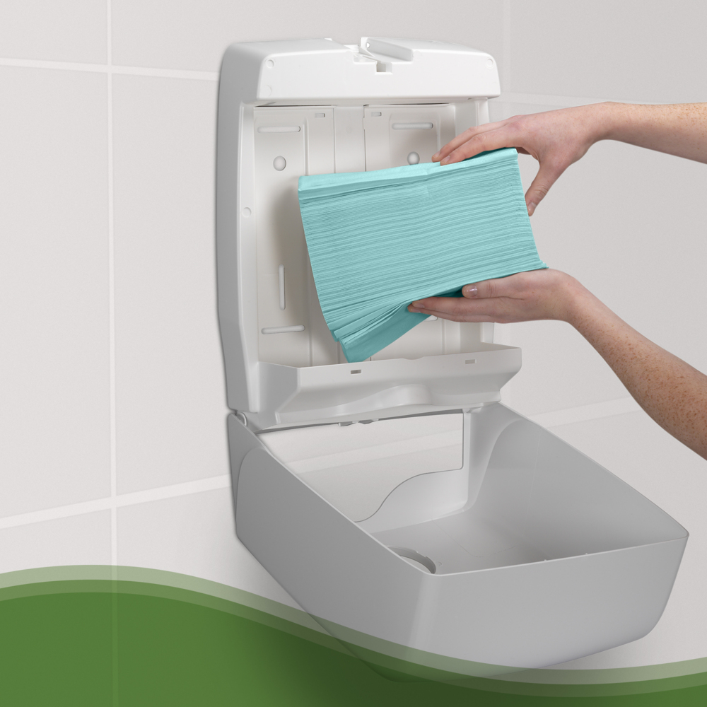 Kleenex® Ultra™ große Papierhandtücher mit Interfold-Faltung 6778 – 2-lagige Papiertücher mit V-Faltung – 15 Packungen x 124 Handtücher (insges. 1.860) - 6778