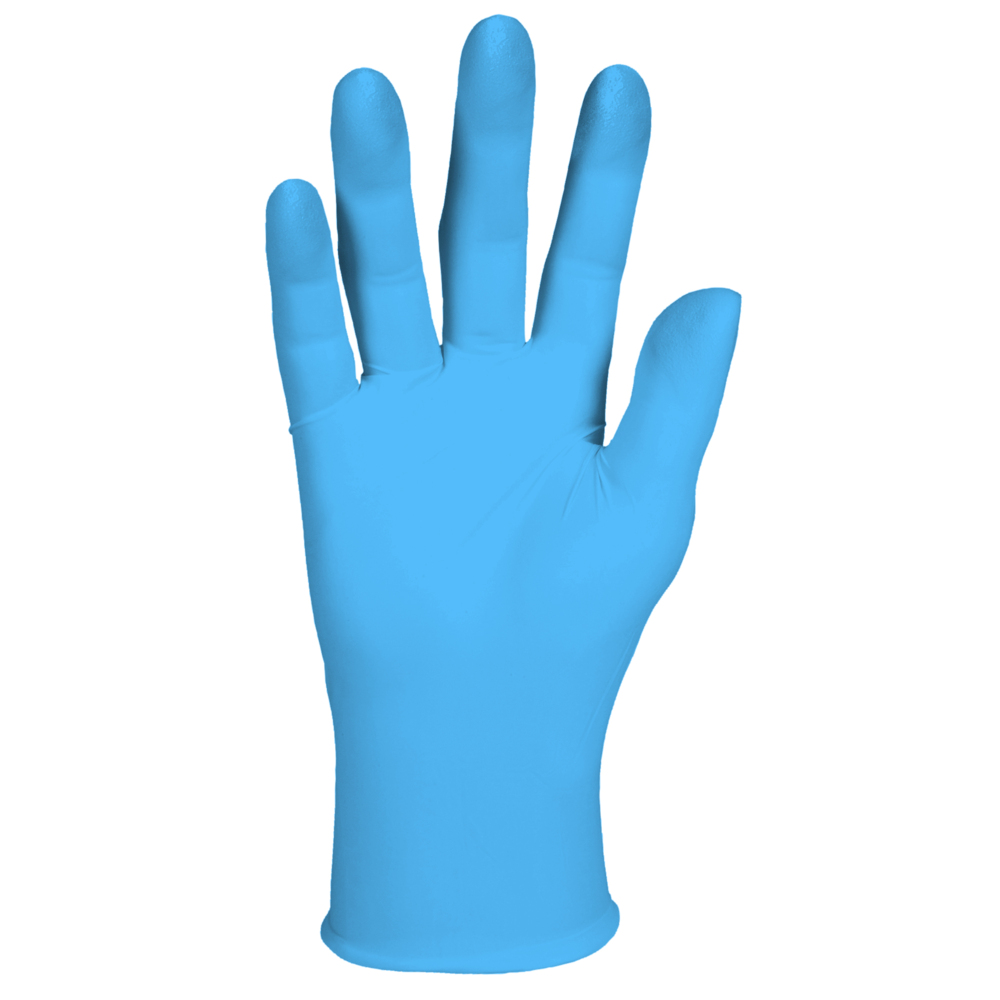 KleenGuard® G10 Flex™ Blaue Nitrilhandschuhe 54334 – Taktile Einweghandschuhe – 10 Boxen x 100 Blau, L, PSA-Handschuhe (1.000 gesamt) - 54334
