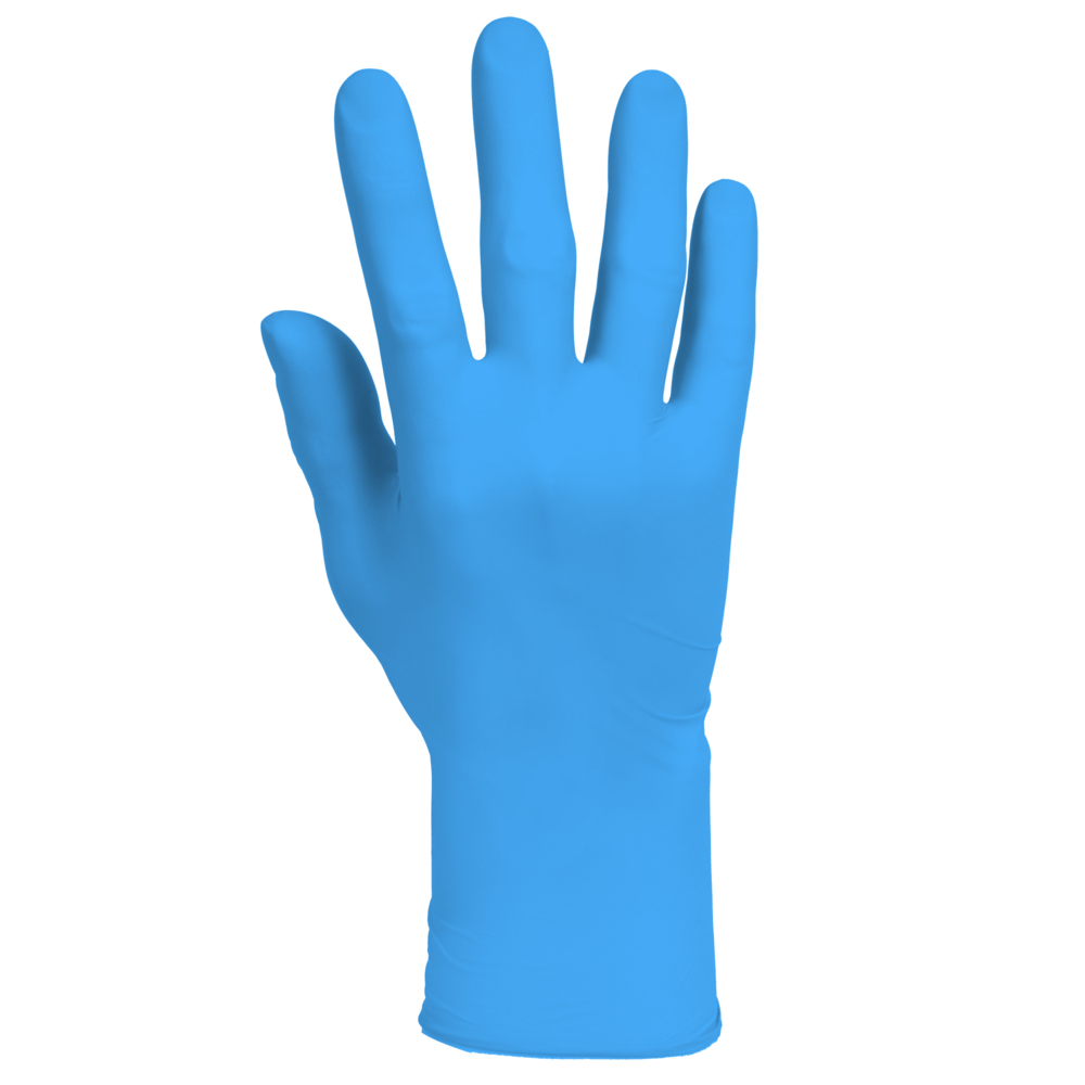 KleenGuard® G10 2PRO™ Blaue Nitrilhandschuhe 54423 – Starke Einweghandschuhe – 10 Boxen x 100 Blau, L, PSA-Handschuhe (1.000 gesamt) - 54423