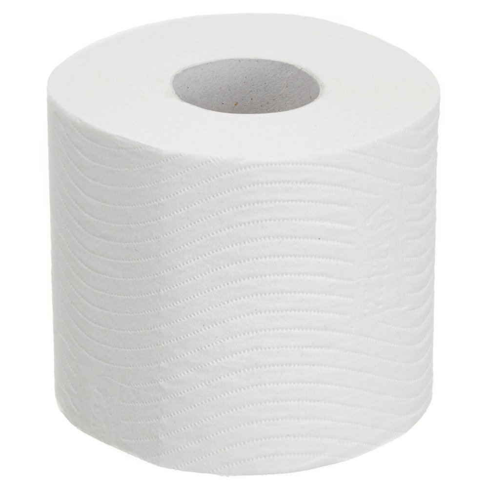 Kleenex® Toilettenpapierrollen 8459 – 3-lagiges Toilettenpapier – 8 Packungen mit je 9 Rollen x 195 Blatt, weiß (insges. 72 Rollen/14.040 Blatt) - 8459